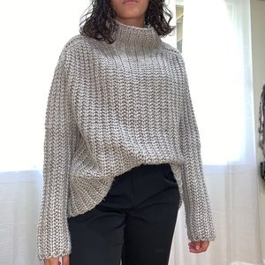 ***SOLD ON DEPOP*** Oversized Funnel Neck Sweater